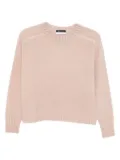 AROVESCIO crew-neck sweater - Pink
