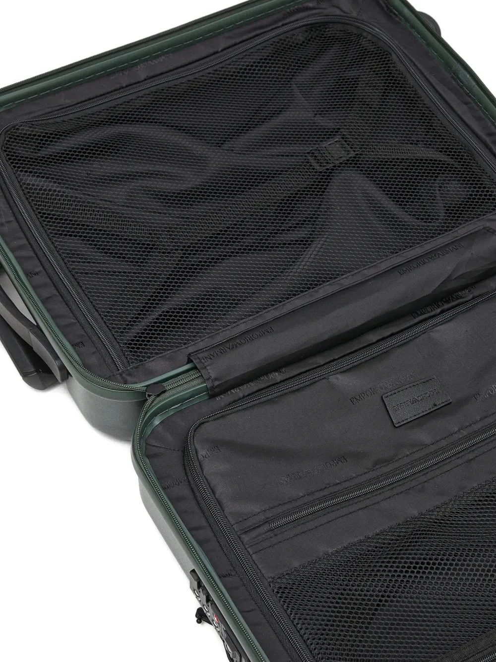 Emporio Armani Reistas met logoplakkaat Groen