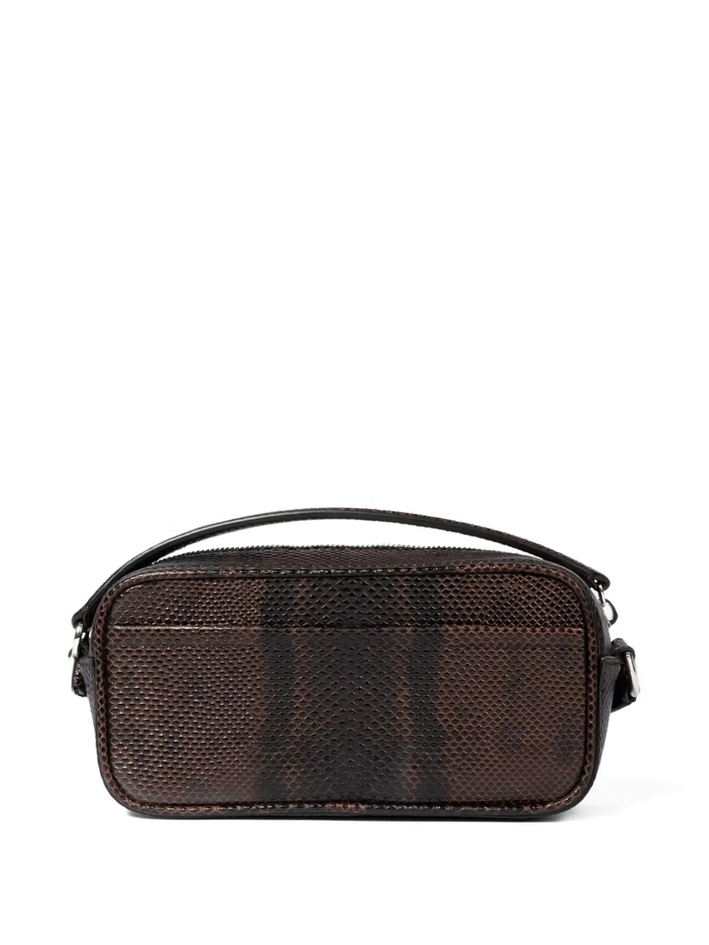 Jacquemus The Baneto schoudertas met slangen-reliëf Bruin
