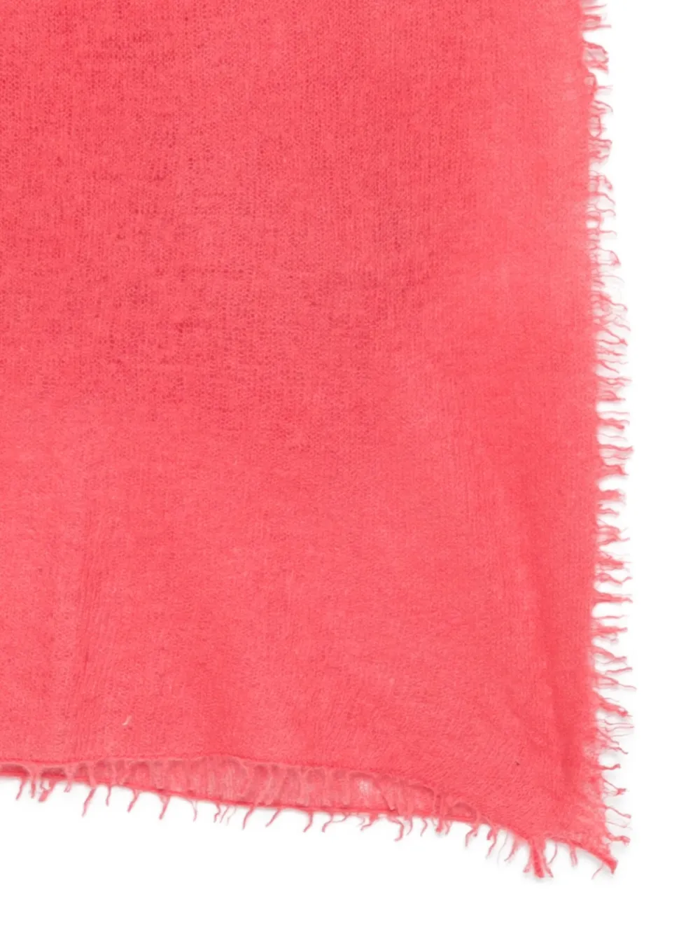 Warm-me Kaschmirschal Mit Ausgefransten Kanten In Pink