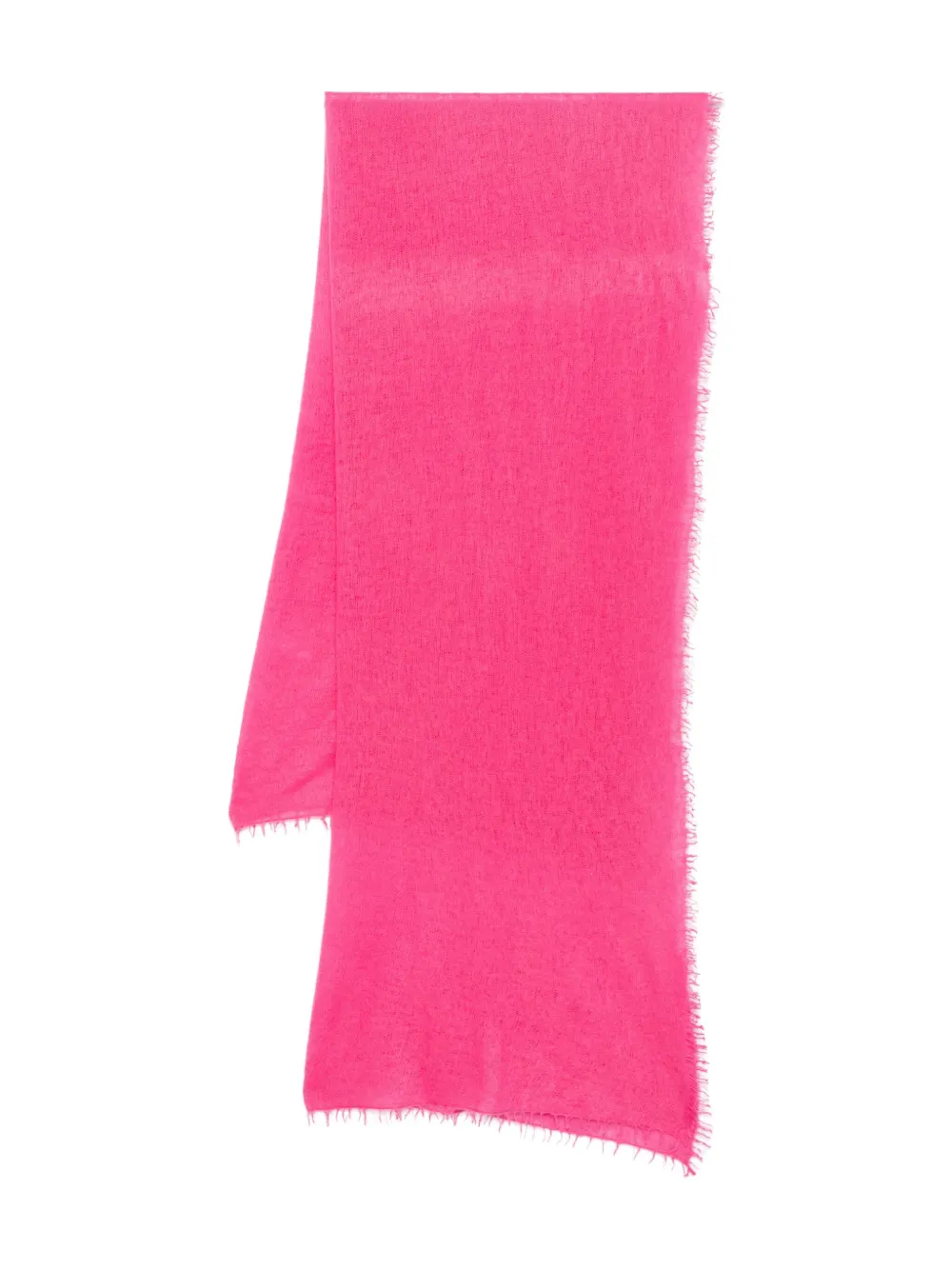 Warm-Me frayed-edge cashmere scarf | Pink | Image 1
