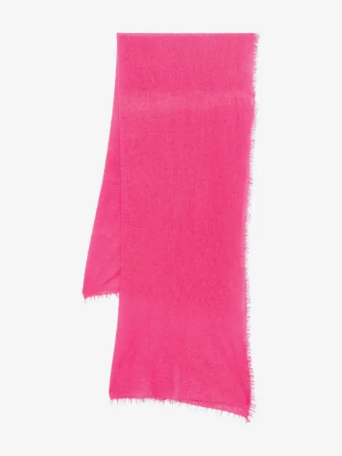 Warm-Me frayed-edge cashmere scarf