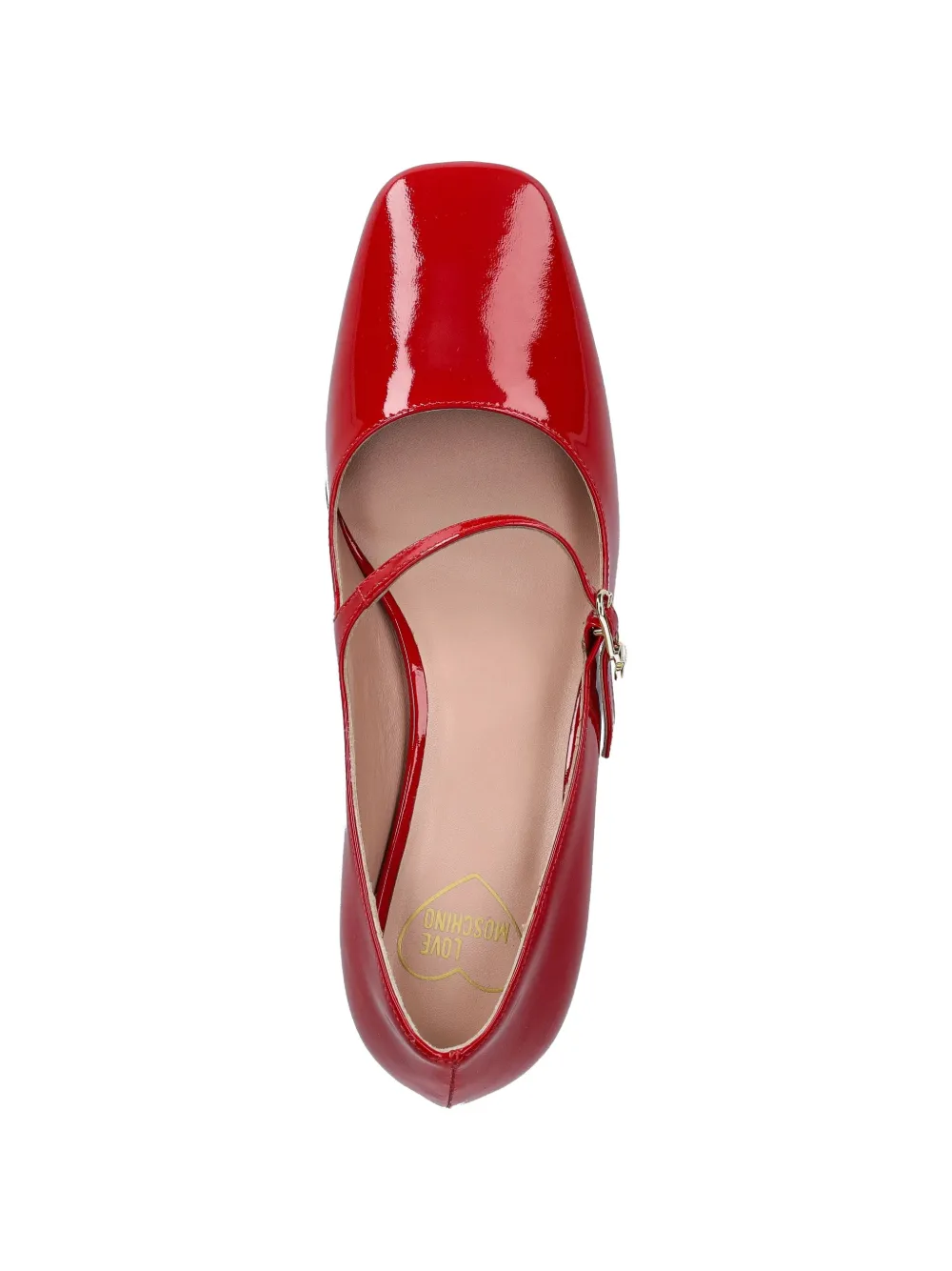 Love Moschino buckle pumps Rood