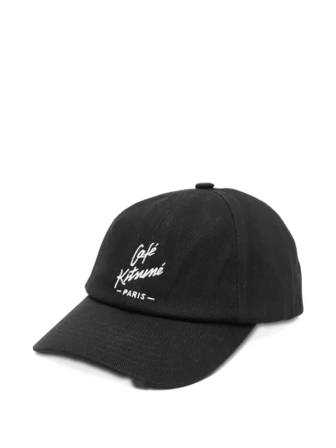 Maison Kitsuné logo-embroidered cap