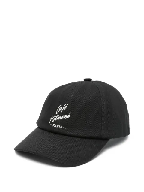 Maison Kitsuné logo-embroidered cap