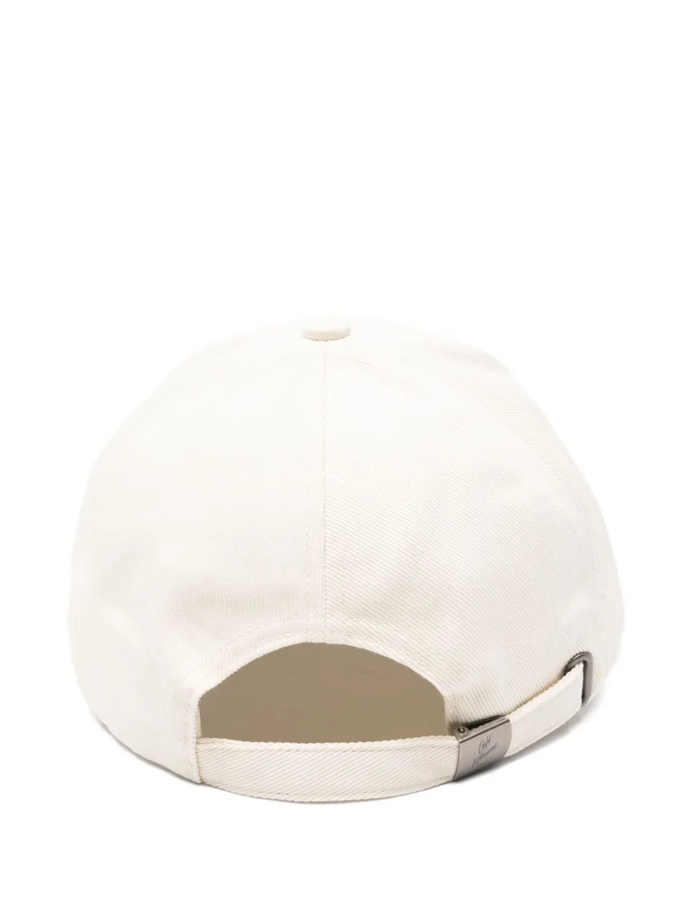 Maison Kitsuné logo-embroidered cotton cap | Women | Image 2