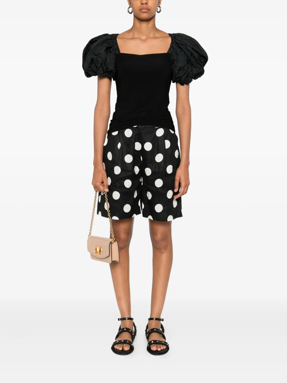 Lutz Huelle puff-sleeves top | Blouses | Image 2