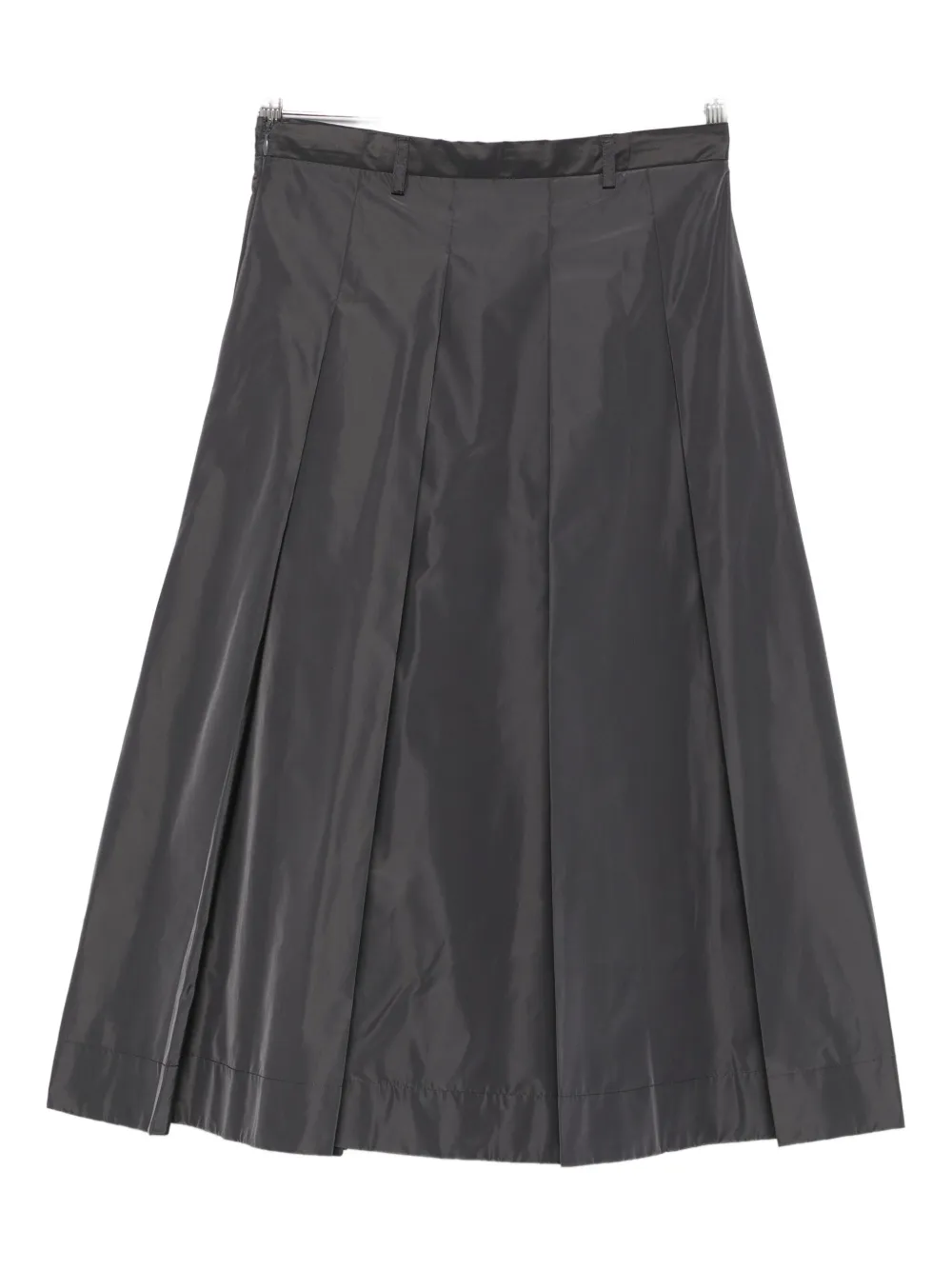 Tela pleated midi skirt - Grijs