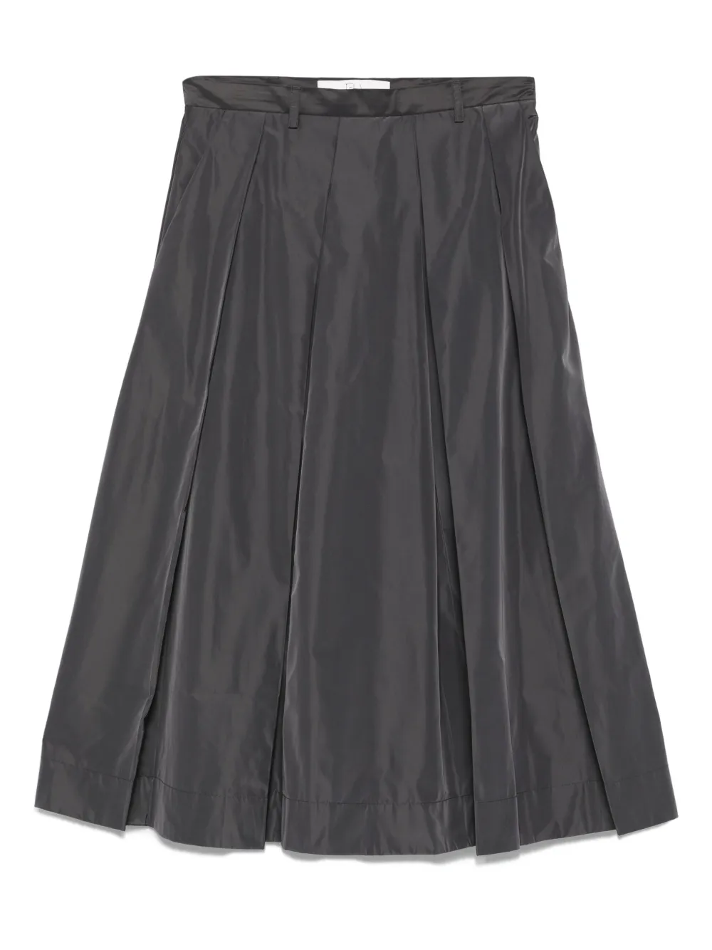 Tela pleated midi skirt | Grey | Image 1
