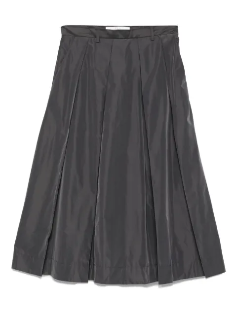Tela pleated midi skirt