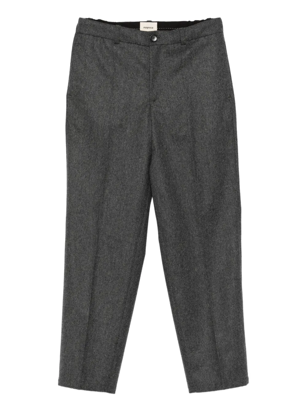 Noyoco Lepic Straight-leg Trousers In Gray