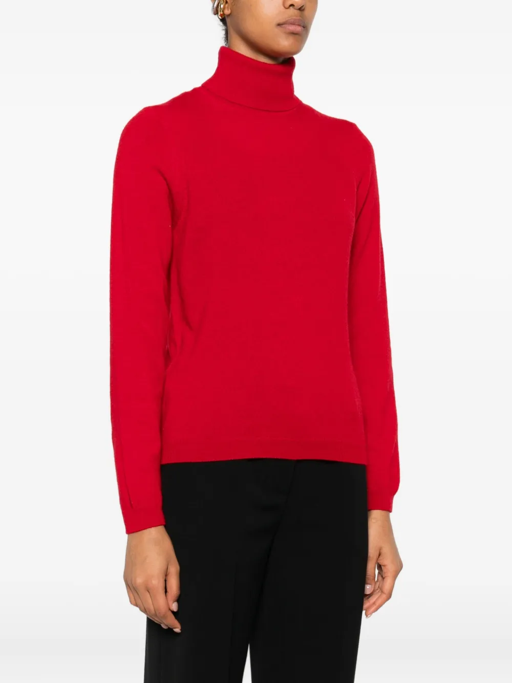 Daniele Fiesoli turtleneck long-sleeve sweater Rood