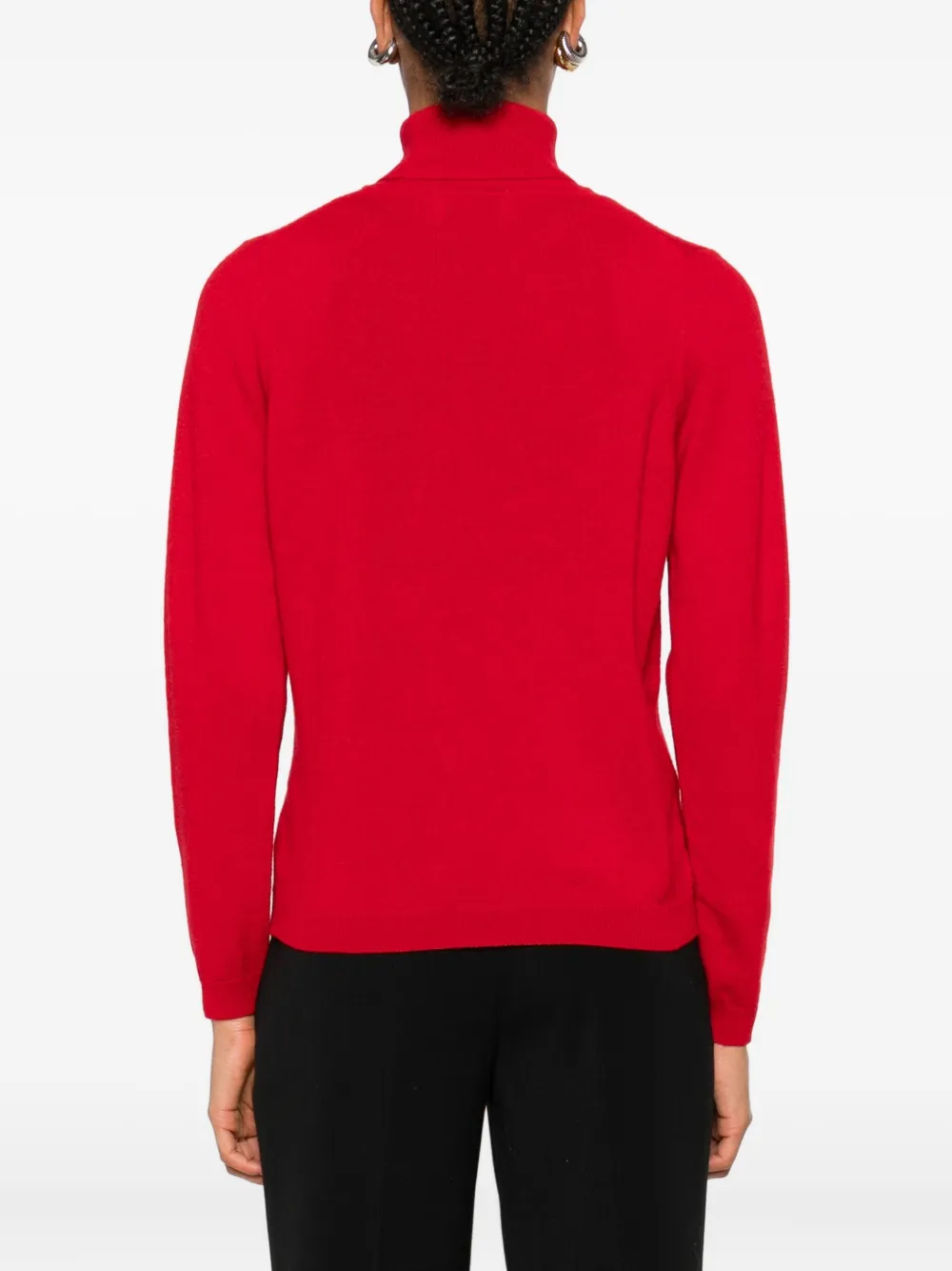 Daniele Fiesoli turtleneck long-sleeve sweater Rood