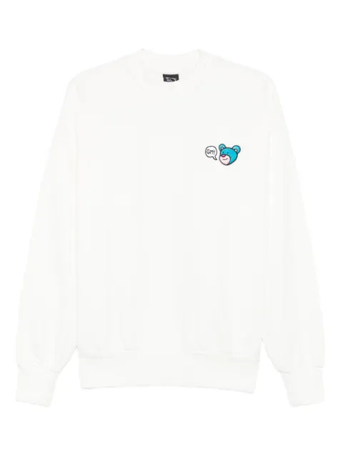 INBETWEENERS bear-embroidered sweatshirt