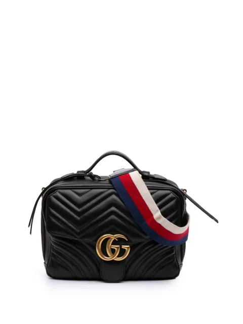 Gucci Pre-Owned 2016-2025 Small GG Marmont Sylvie Top Handle satchel