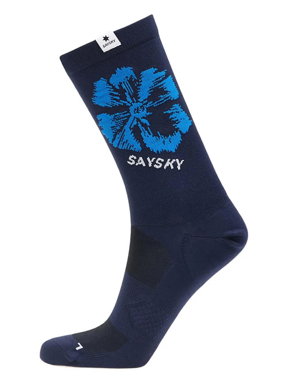 SAYSKY flower-print combat socks | Blue | Image 1