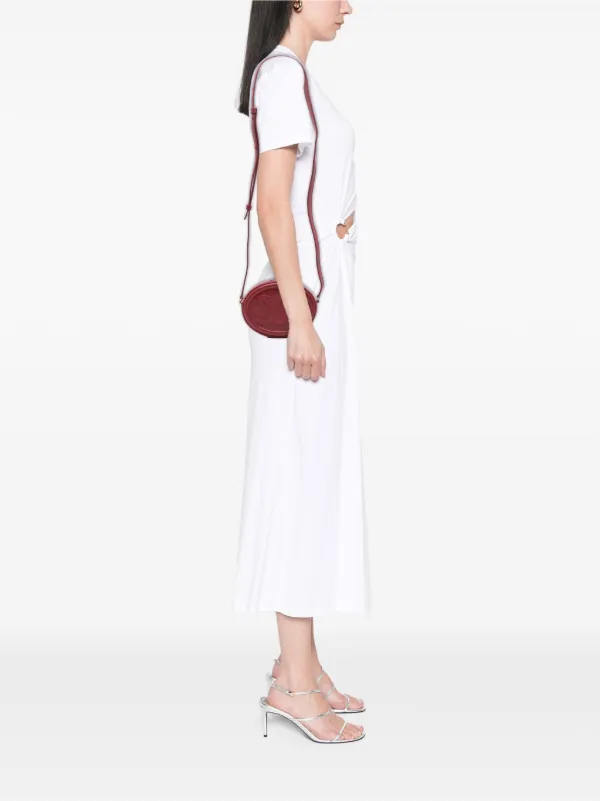 Celine Pre-Owned 2022 Small Calfskin Cuir Triomphe Oval