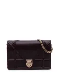 Christian Dior Pre-Owned 2018 Grained Calfskin Diorama Wallet on Chain crossbody bag - Red