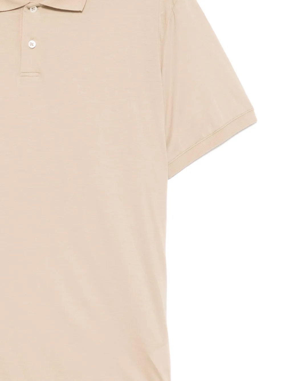 James Perse Luxe Lotus Polo Shirt In Neutral