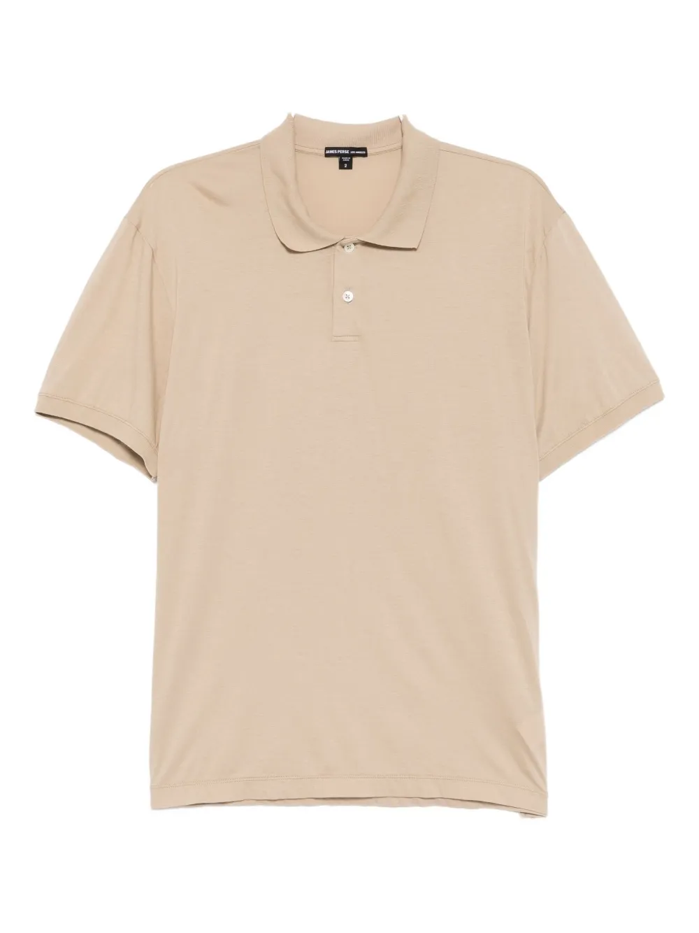 James Perse Luxe Lotus Polo Shirt In Neutral