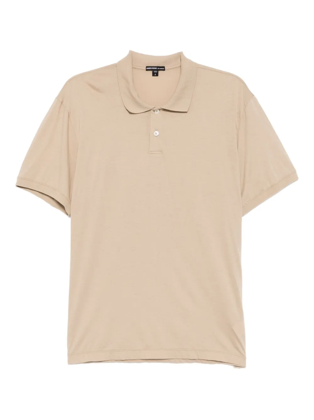 James Perse Luxe Lotus polo shirt | Neutrals | Image 1