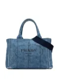 Prada Pre-Owned 2013-2025 Small Denim Canapa Logo satchel - Blue