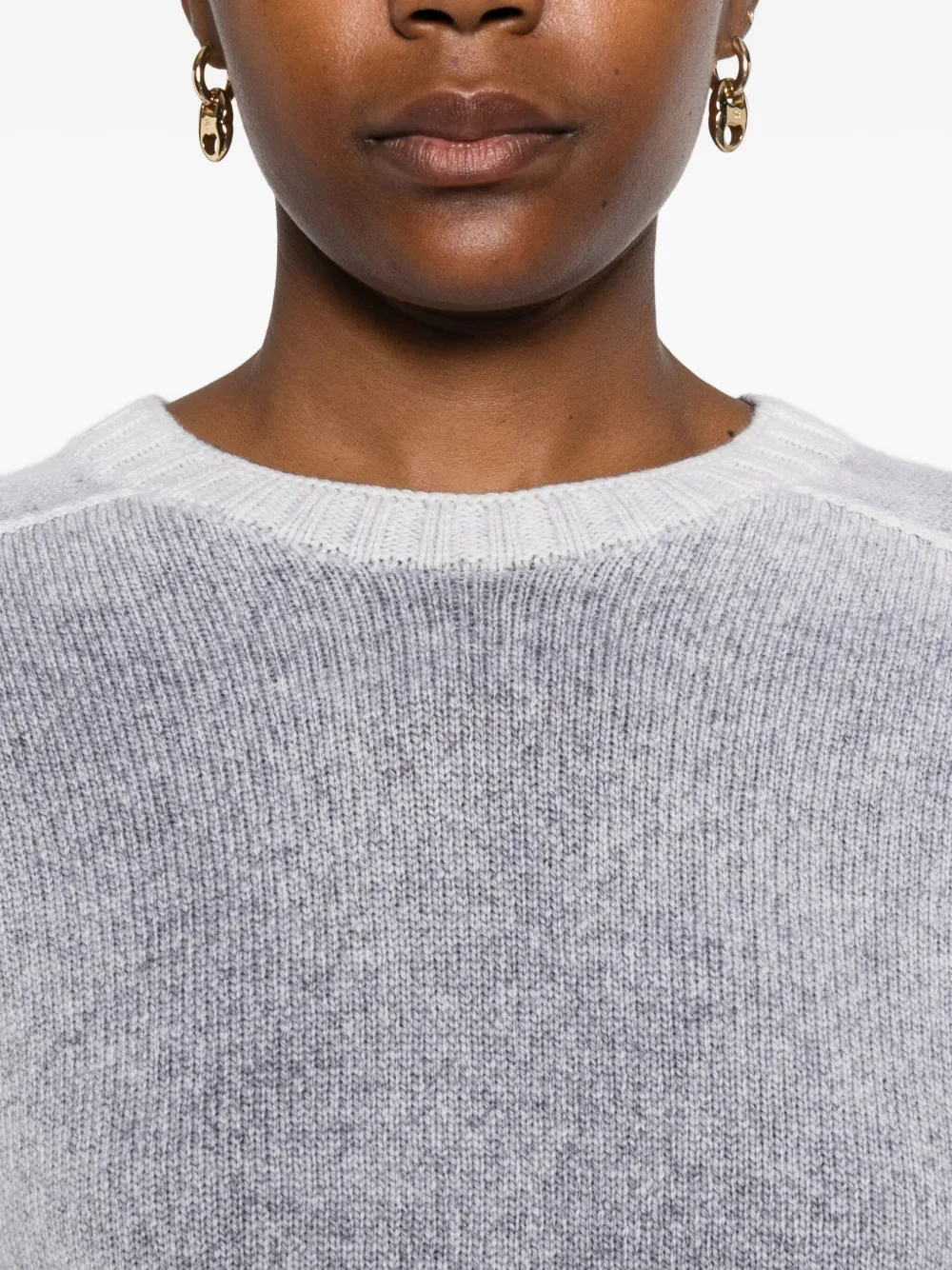 Arovescio Long-sleeve Sweater In Gray