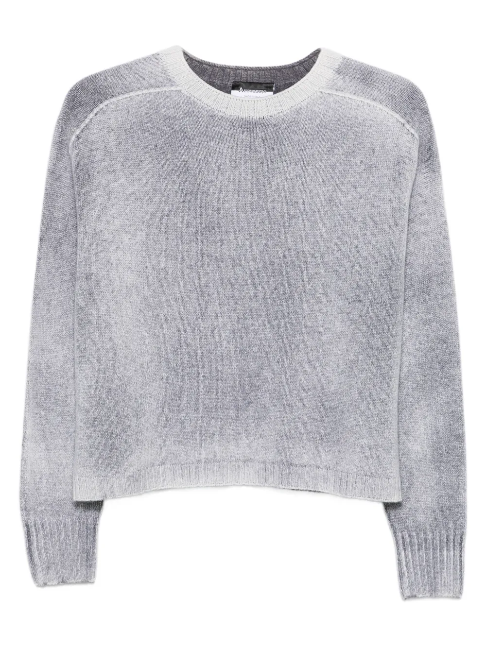 AROVESCIO long-sleeve sweater | Grey | Image 1