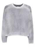 AROVESCIO long-sleeve sweater - Grey