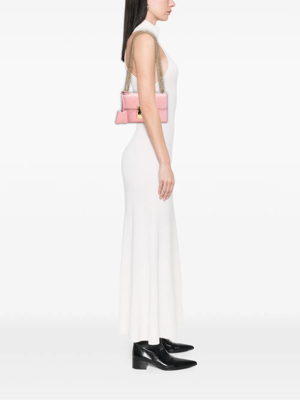 Gucci Pre-Owned 2016-2025 Small Guccissima Padlock crossbody bag | Pre-Owned | Image 2
