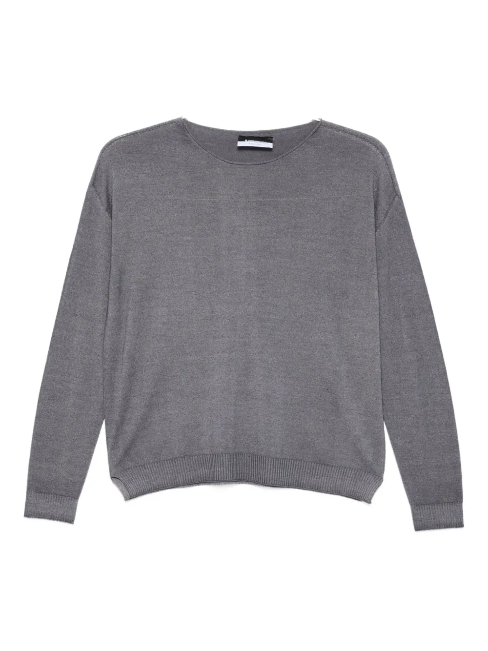 AROVESCIO Maglione con scollo a barca - Grigio