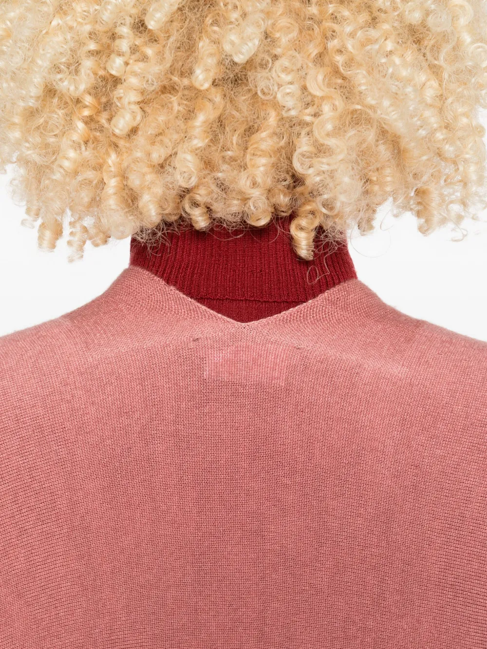 Arovescio Side-split Cropped Cardigan In Pink