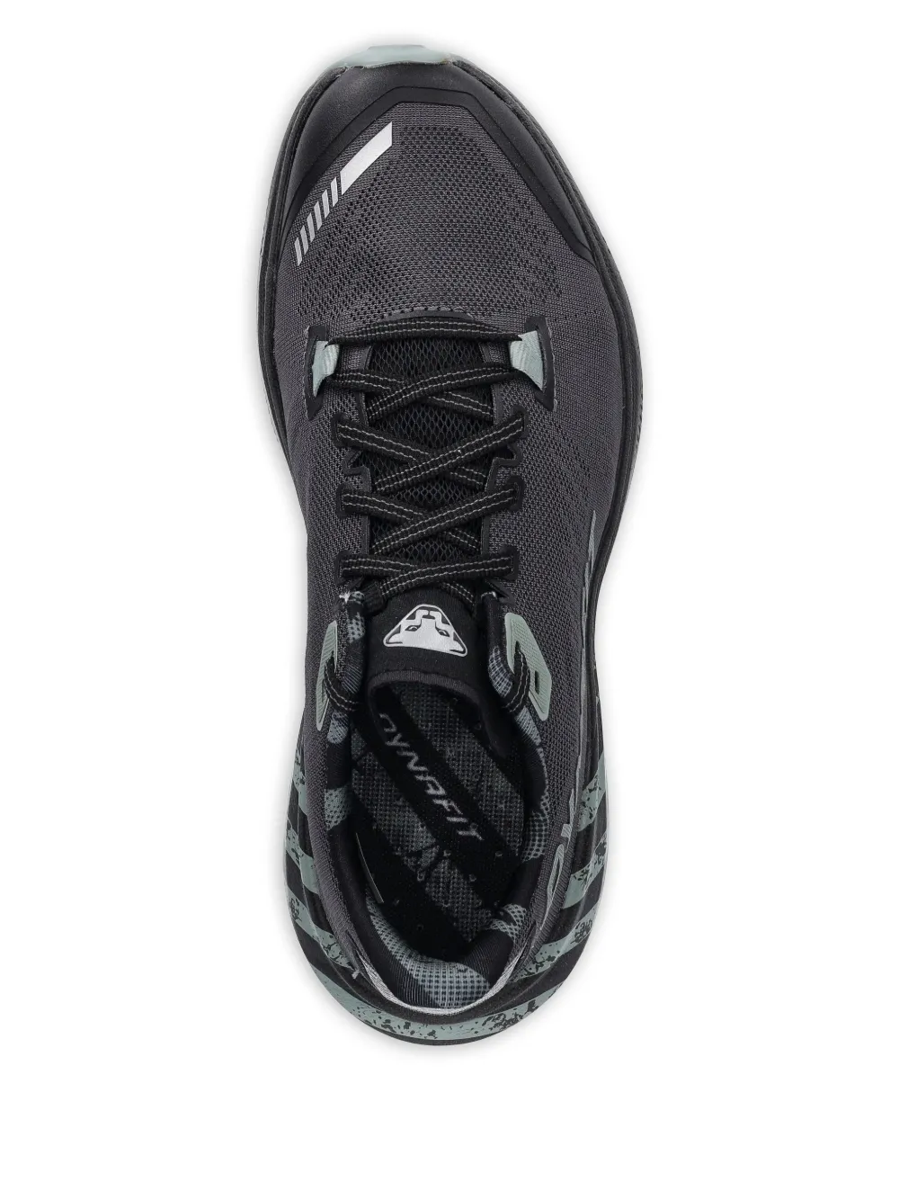  Dynafit Trail Graphic Logo Striped Sneakers - Grey 