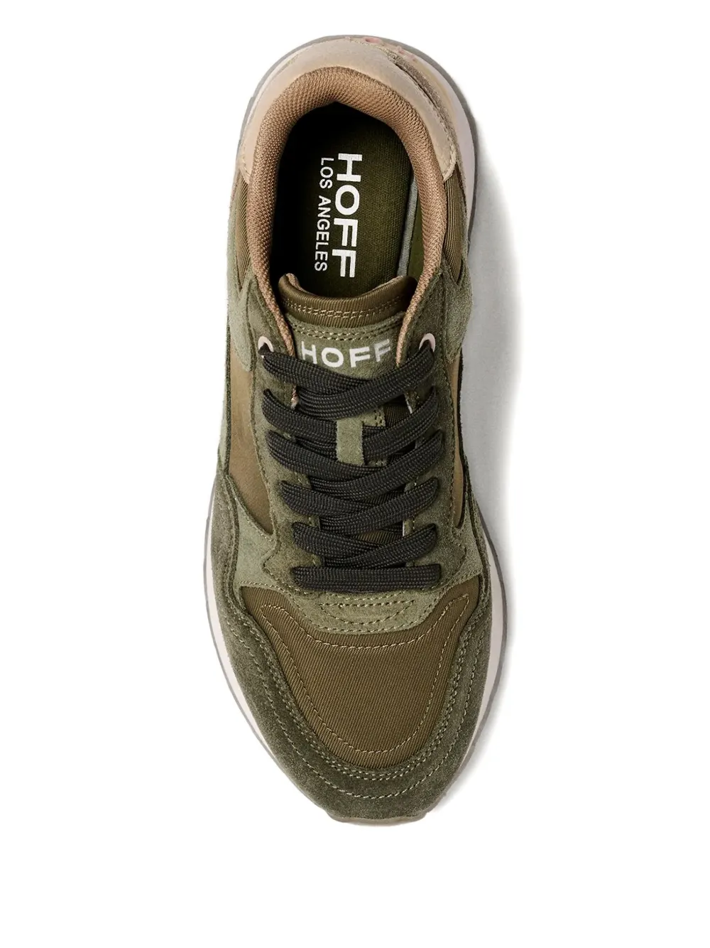 Hoff 30mm City Los Angeles Panelled Lace-up Sneakers In Animal Print