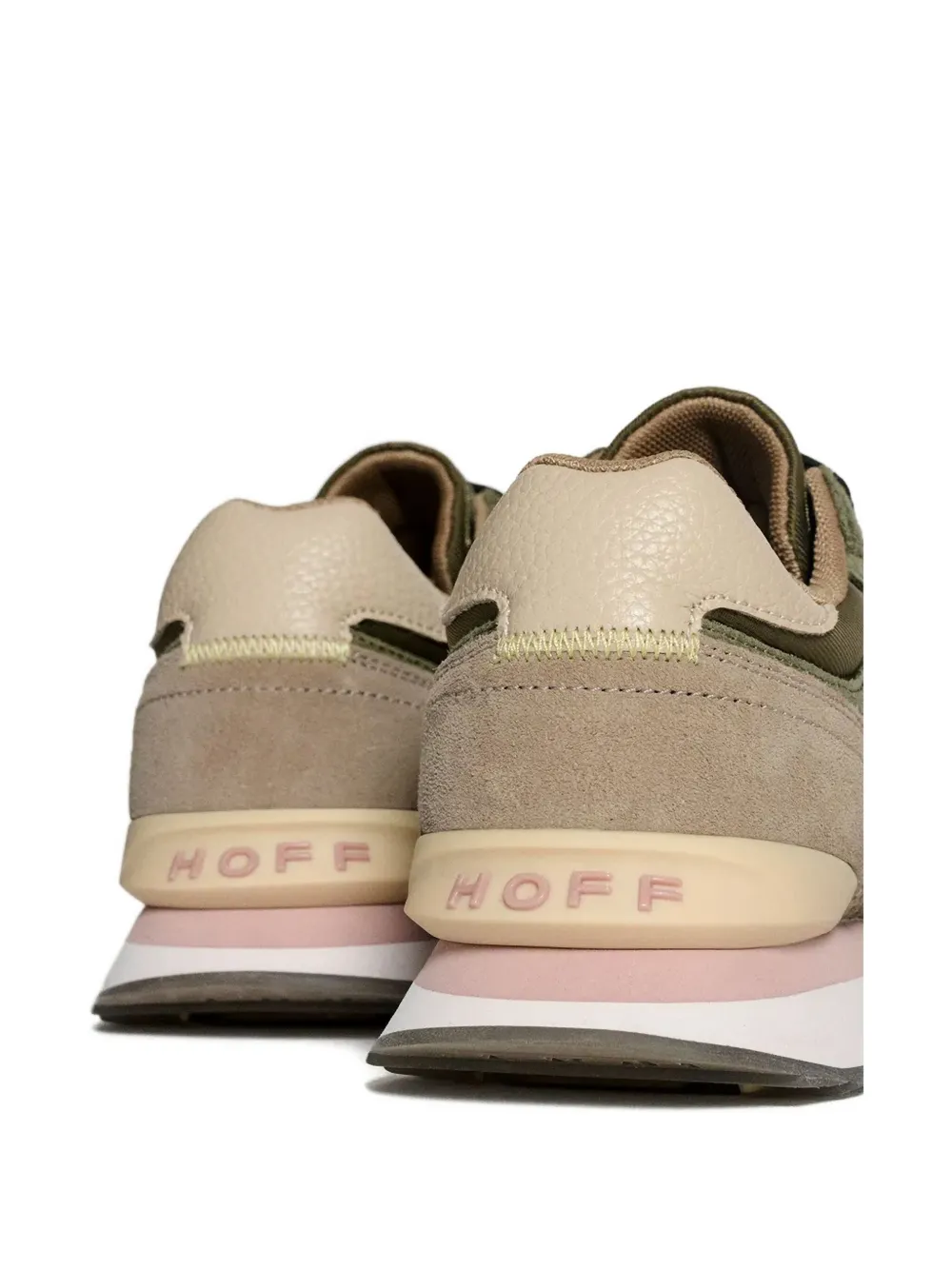 Hoff 30mm City Los Angeles Panelled Lace-up Sneakers In Animal Print