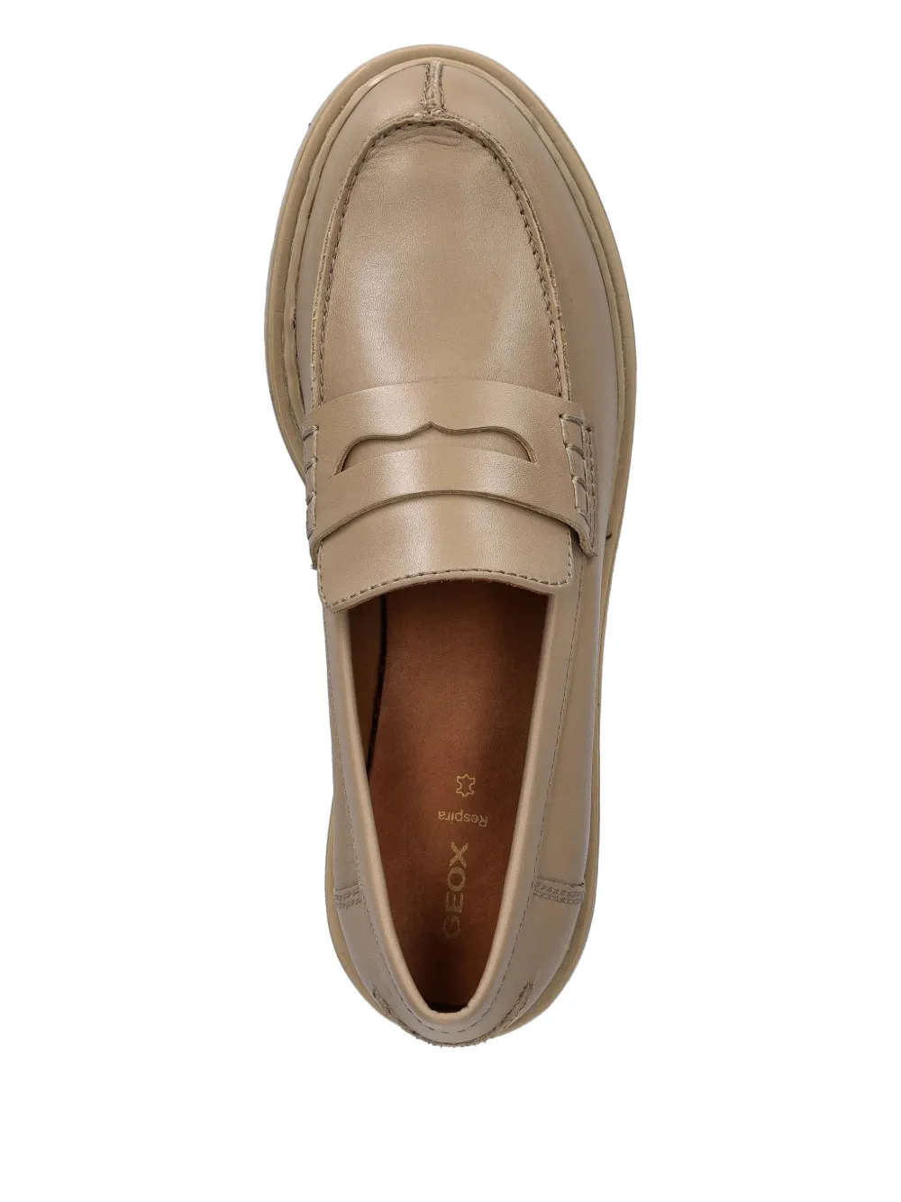 Geox 35mm Bleyze Loafers In Neutral