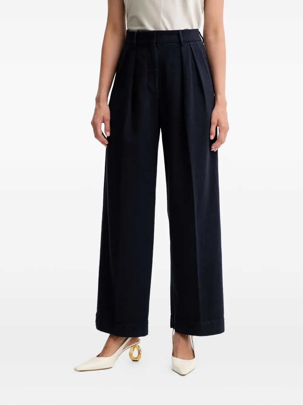 Forte Forte pleated trousers - Blu
