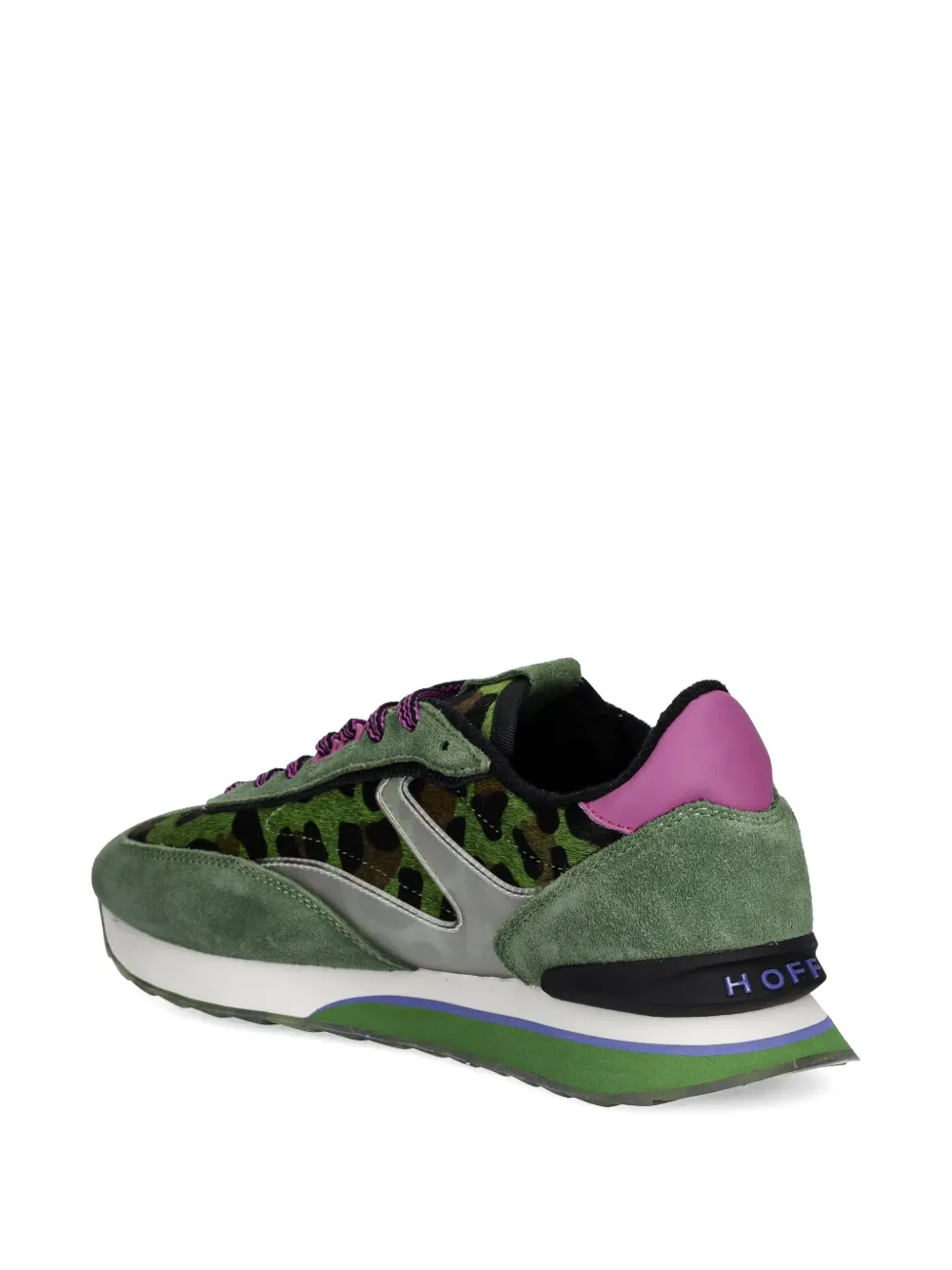 Hoff Sneakers met dierenprint Groen