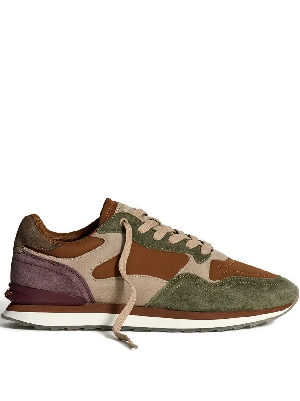 Hoff 30mm City Sao Paulo panelled lace-up sneakers | Brown | Image 1