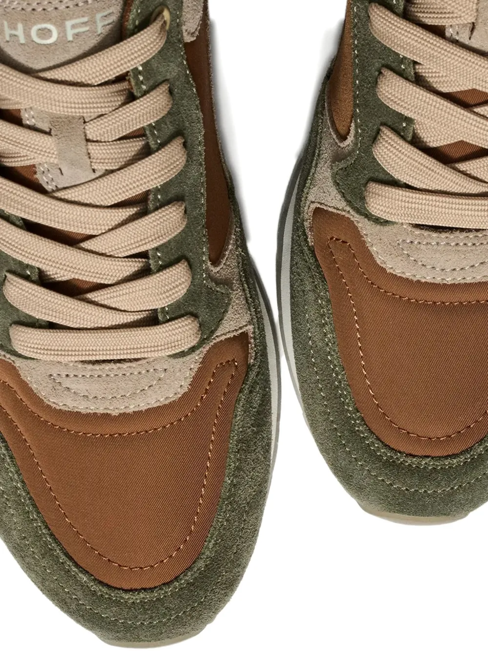 Hoff City Sao Paulo 30mm sneakers met vlakken Bruin