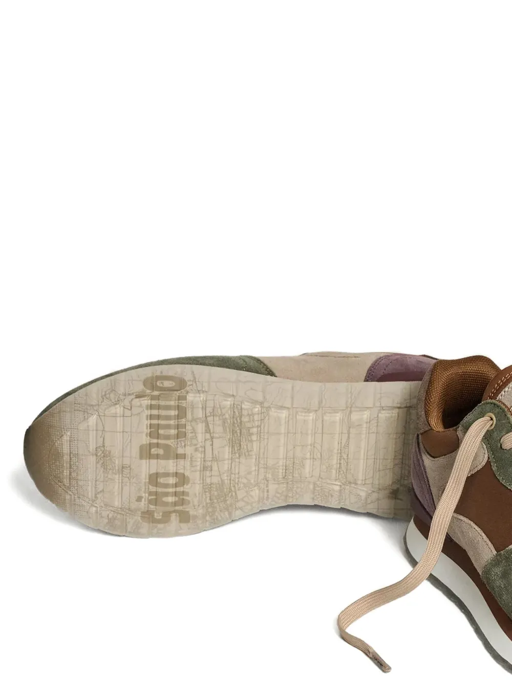 Hoff City Sao Paulo 30mm sneakers met vlakken Bruin