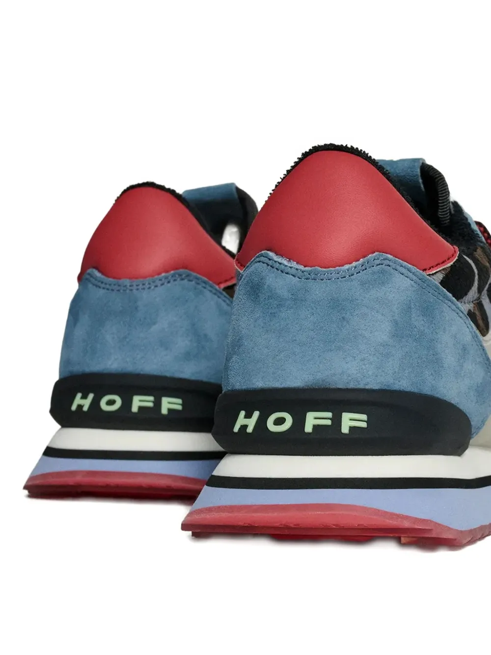 Hoff Sneakers met dierenprint Blauw