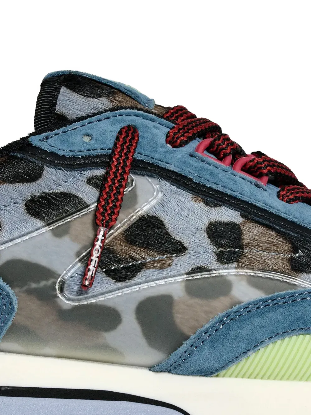 Hoff Sneakers met dierenprint Blauw