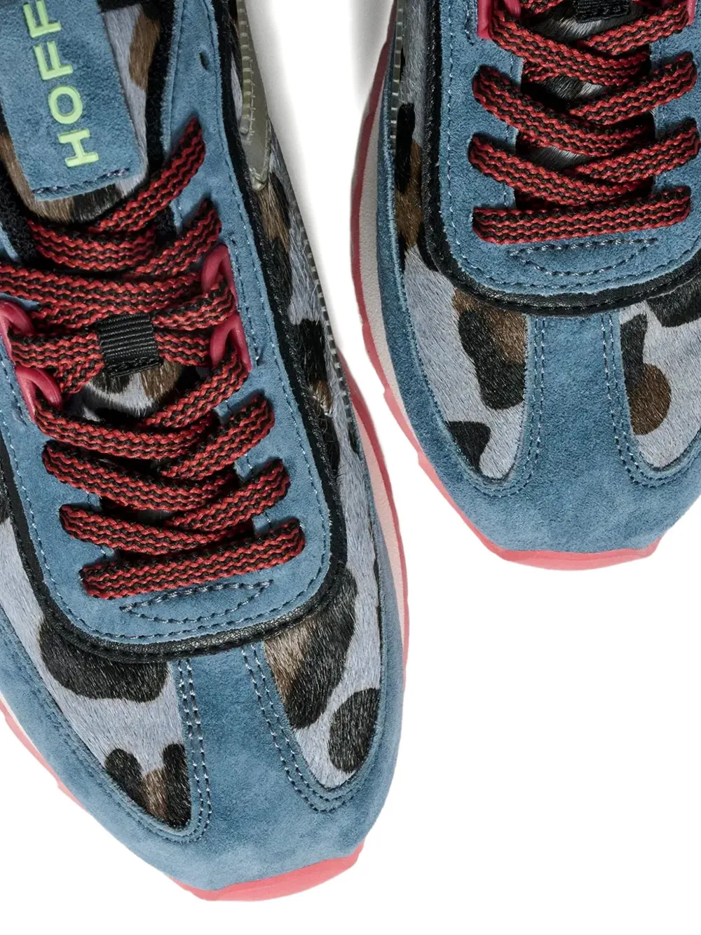 Hoff Sneakers met dierenprint Blauw