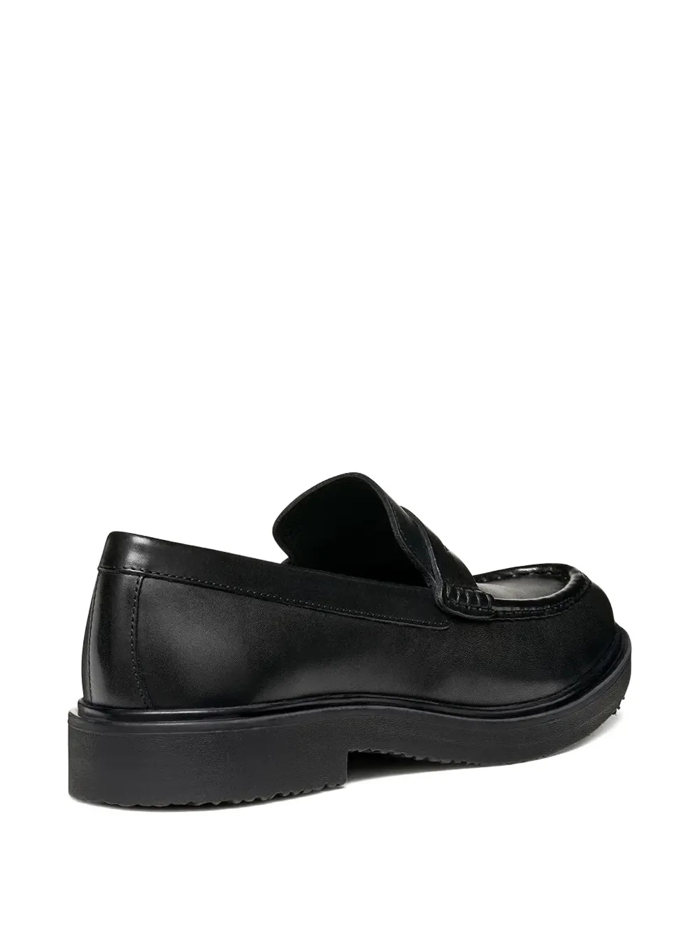 Geox Penny-slot Loafers In Black