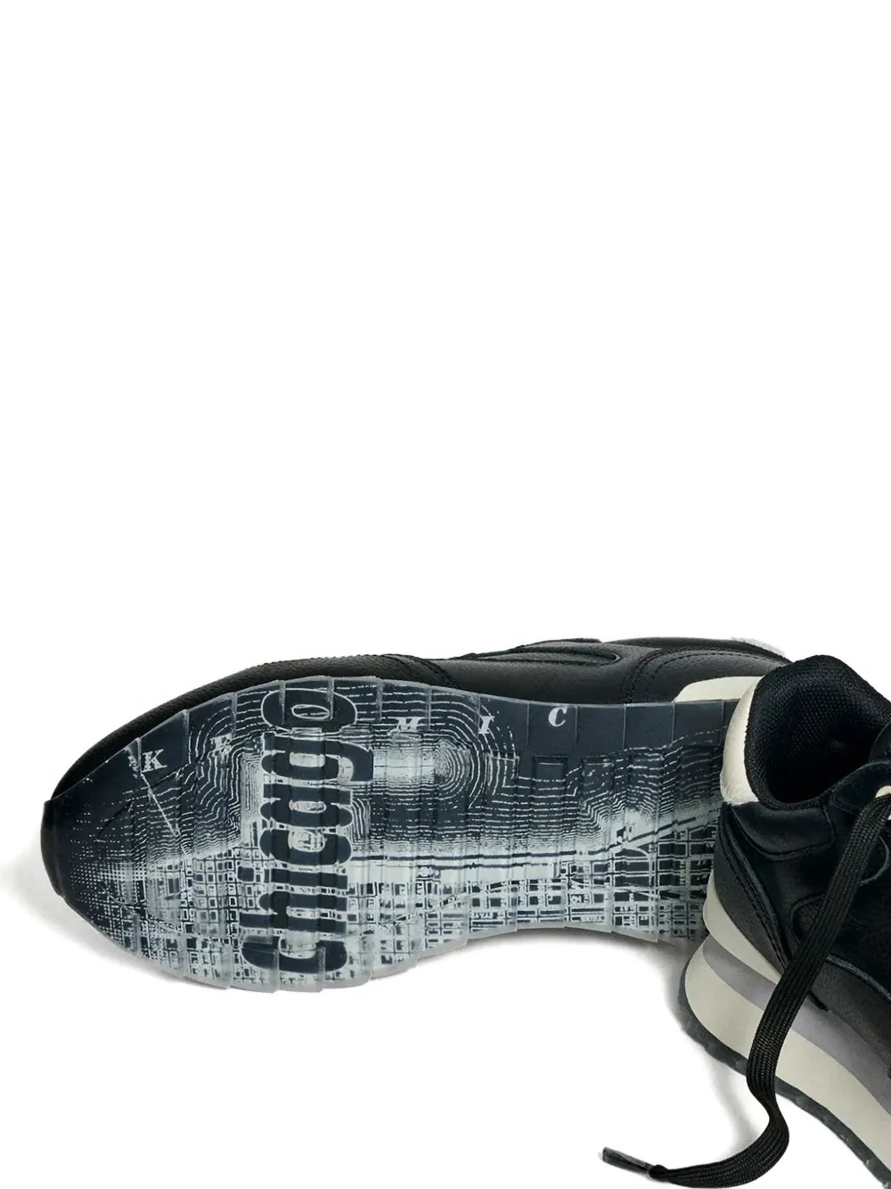 Hoff 30 mm City Chicago sneakers met vlakken Zwart