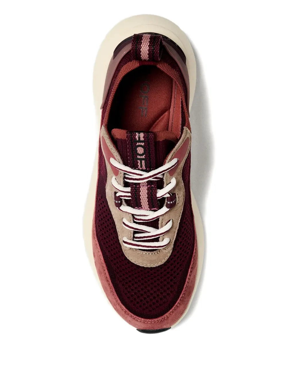 Hoff Panelled Sneakers In Brown