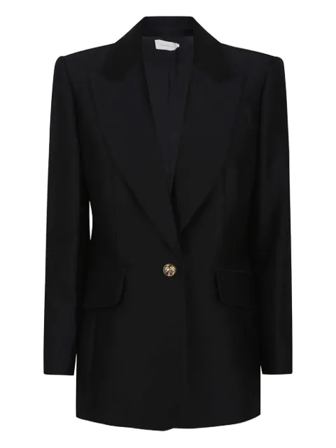 ZIMMERMANN single-button notched  blazer