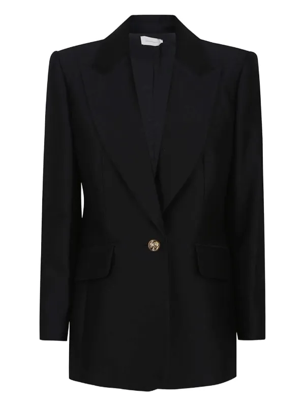 Zimmermann Single-button Blazer in Black