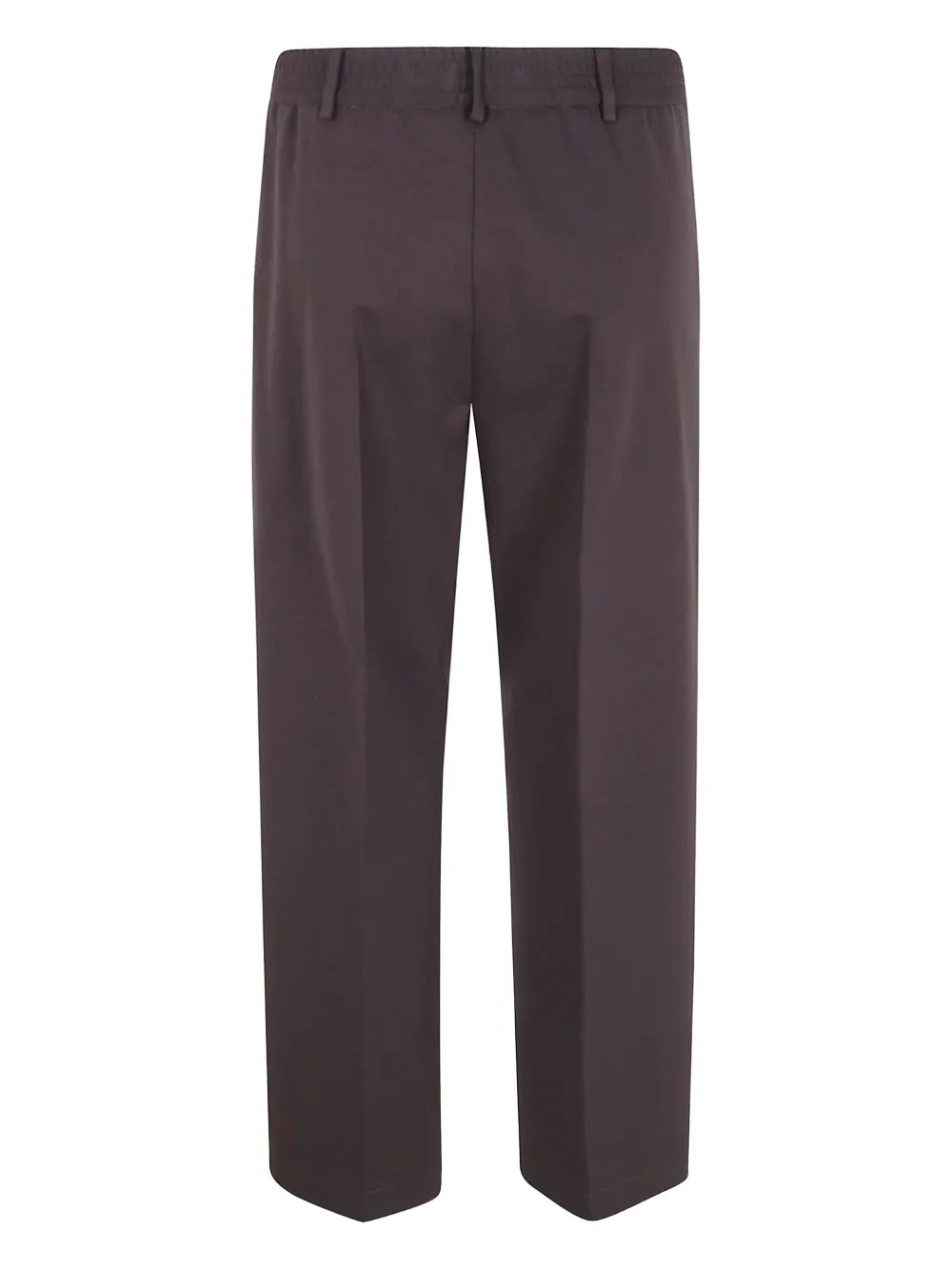 Liviana Conti pressed-crease trousers - Bruin